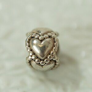Pandora Sterling Silver Hearts Spacer Charm